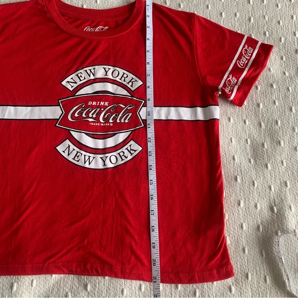 Coca Cola New York Crop Midriff T-shirt size M - Picture 8 of 13